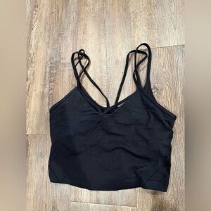 Lululemon straps cropped top
